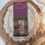 Purple & Gold Soft Silk Saree with Elegant Zari Pallu